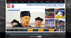 Desktop Screenshot of handballeuros.awf.gda.pl